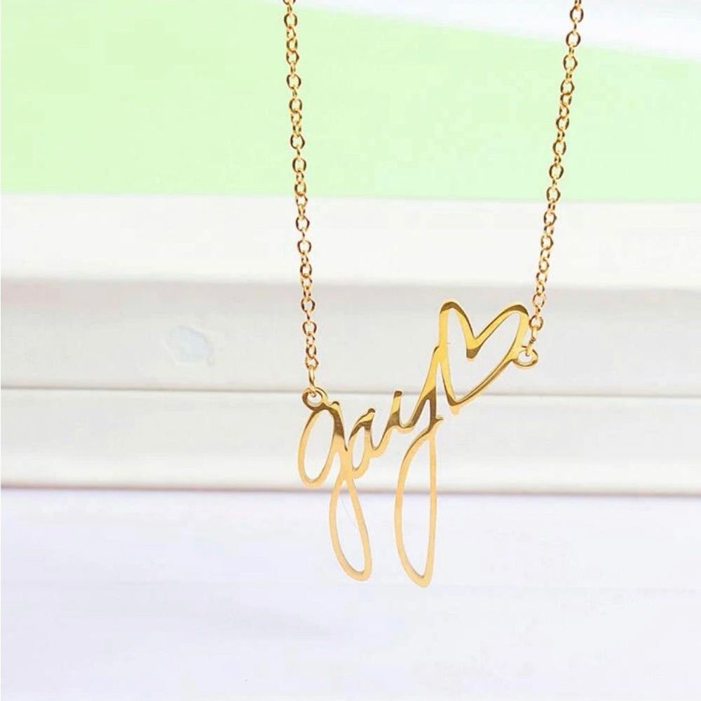 Gay charm necklace